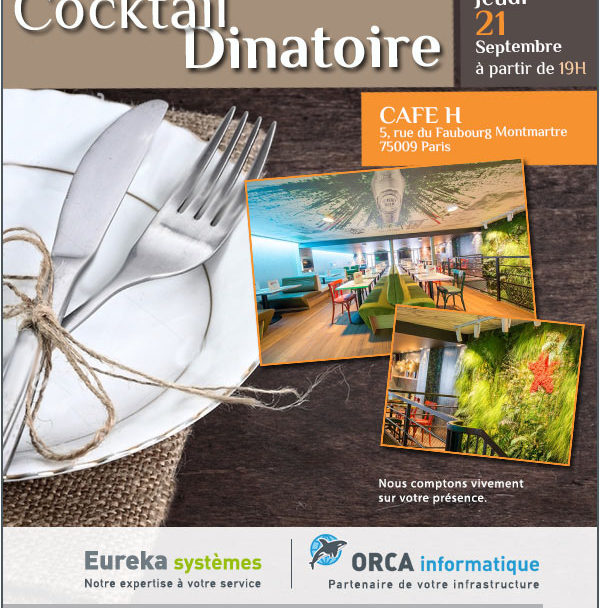 Cocktail dinatoire - Jeudi 21 Septembre 2017 - CAFE H - Paris